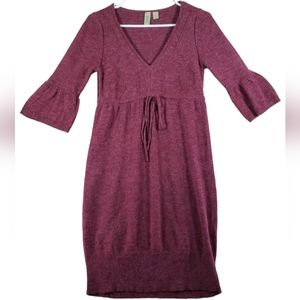 Johnny Martin women thermal acrylic Bell Sleeves Knit Purple size S